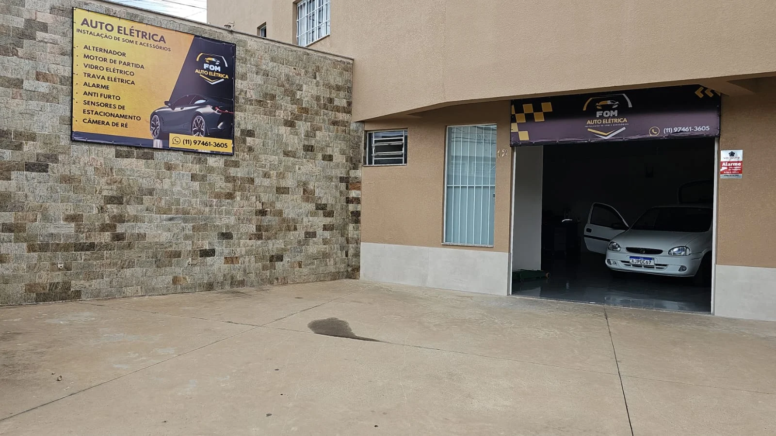 Fachada da FOM Auto Elétrica